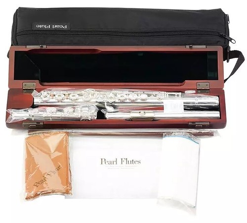 Used pearl flute elegante make - used,